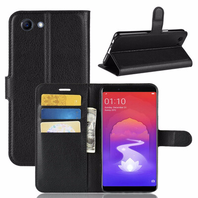 

for Oppo F7 Youth WIERSS Wallet Phone Case for Oppo Realme 1 one CPH1859 CPH1861 Flip Leather Cover Case Fundas Capa Etui