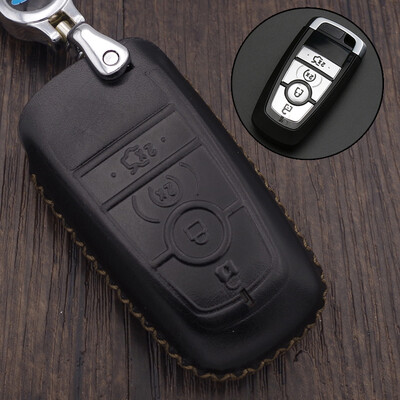 

Che Da Pin Ford Key Bag Fu Rui Si Meng Di Ou Fuxu Sharp World Winning Wing Tiger Wing Bo Taurus Kushiro Carnival Car Leather Key Set Keychain Black