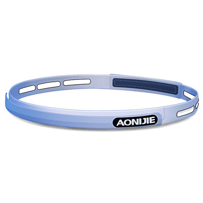 

AONIJIE sports headband with sweat belt for men&women running fitness wicking belt basketball badminton harness with antiperspirant belt blue
