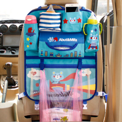 

Cartoon Car Seat Back Storage Hang Bag Organizer Car-styling Baby Product Varia Stowing Tidying Automobile Interior Accessories