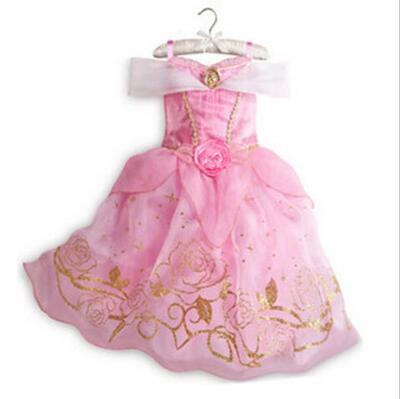 

Frozen Princess short sleeve princess dress Belle Princess even dress girl skirt