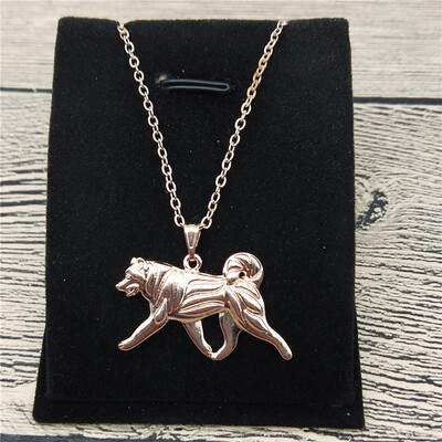 

New Alaskan Malamute Necklace Trendy Style Alaskan Malamute Pendant Necklace Women Fashion Pet Dog Jewellery