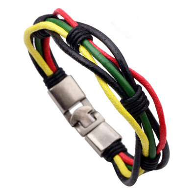 

Древние бронзовые ювелирные изделия из кожи веревки восковая линия пряжки браслет ювелирные изделия имеет творческий браслет