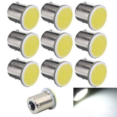 

10pcs white turn signal BA15S 1156 lights tail light