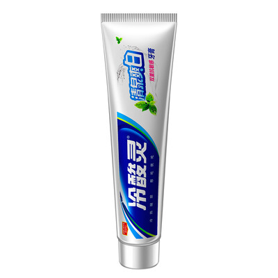 

Cold acid Ling double anti-sensitive toothpaste 170g Qingquan cool white ZSN bright white factor natural whitening activity of anti-allergic