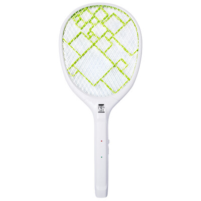 

Green source rechargeable electric mosquito swatter mosquito recharge mosquito killer household with battery large net electric fly swatter mosquito swatter green