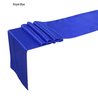 

12" x 108" Satin Table Runner Wedding Venue Decorations Wedding Party 8 Colors