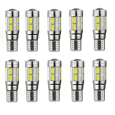 

10PCS car bulb w5w white license plate light width lamp