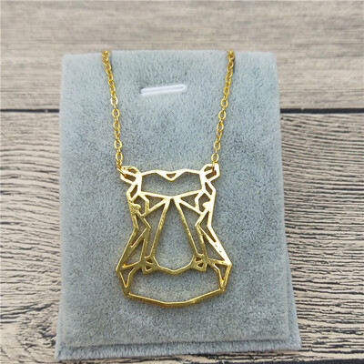 

New Hippo Necklace Hippopotamus Jewelry Animal Necklace Geometric Necklace Wild Animal Jewelry Zoo Jewelry