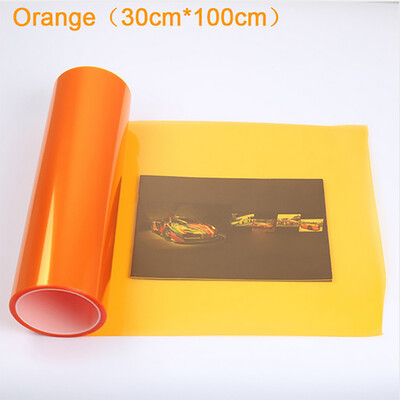 

Vinyl Three Layers 30cmX 100cm Motorcycle Auto Car Light Headlight Taillight Tinting Film Adhesive Film Sticker