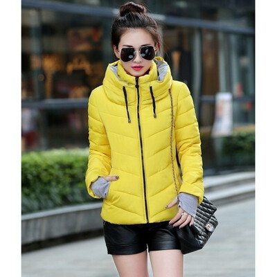 

Winter Jacket Women Parka Thick Winter Outerwear Plus Size Down Coat Short Slim Design Cotton-padded Jackets&Coats