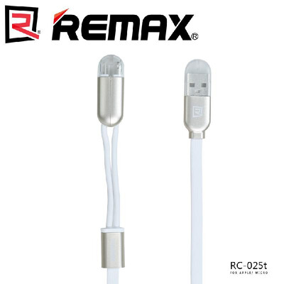 

REMAX Gemini 2in1 USB Cable for 8pin iPhone7ipad Micro USB Magnetic sync Fast Charging USB Charger Cable for SamsungxiaomiHTC