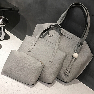 

Womens New Three-piece Korean Tide Wild Large Capacity Shoulder Bag
