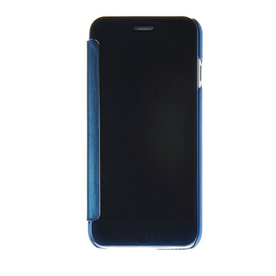 

MOONCASE Hard Rubber Side Flip Pouch Shell Back ЧЕХОЛ ДЛЯ Apple iPhone 6 ( 4.7 inch ) Blue