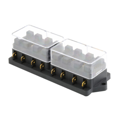 

8 Way Circuit Automotive Middle-sized Blade Standard Fuse Box Block Holder