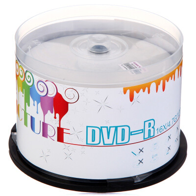 

Purple (UNIS) DVD-R 16 speed 4.7G Colorful printable series Bottles 50 discs