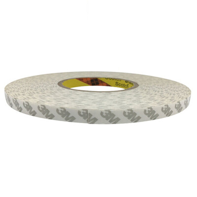 

3M55280PVC double-sided tape strong waterproof seamless double-sided adhesive high temperature white double-sided plastic car household 15 mm wide 50 m long 03 mm thick