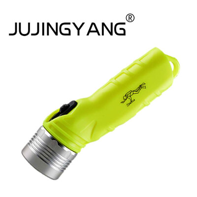 

JUJINGYANG 5W diving feature up to 80 meters 120Lumen AA dry battery diving flashlight