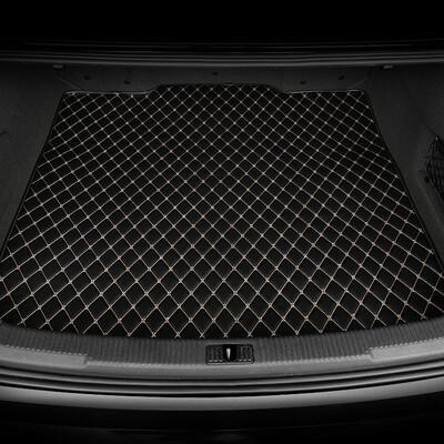 

Wufu Jinniu flat leather car trunk mat tail mat for Buick Angkewei 14-18 Lingfeng series cool black