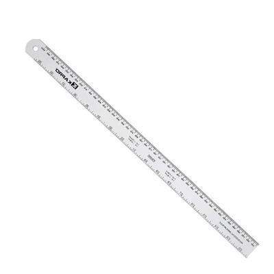 

KAPRO 306-60 cm Israel Cape Road aluminum alloy ruler metric inch measuring ruler measurement drawing ruler with ruler