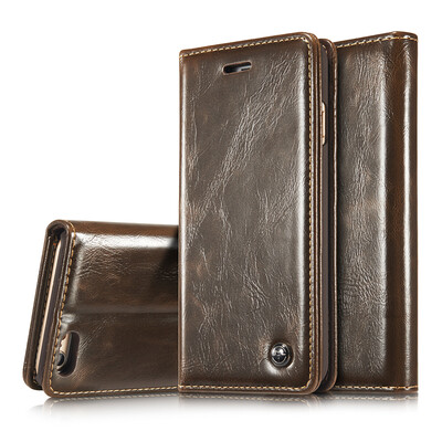 

Iphone 66S78 Plus Luxury Leather Vintage Multi-function Wallet Card Clip Protection Cover Stand Phone case