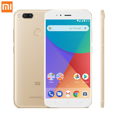 

Глобальная Версия Xiaomi Mi A1 4GB 64Gb смартфон Snapdragon 625 Octa Core 5.5 " FHD дисплей с двумя камерами 12MP + 12MP Android 7