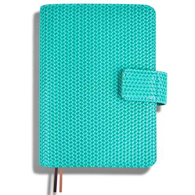 

kina leather surface A6 hand book book calendar notepad diary hand book if bamboo DTB6130