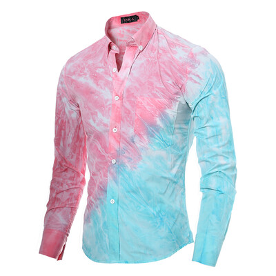 

zogaa новую мужскую рубашку 3D - принтер "длинные рукава