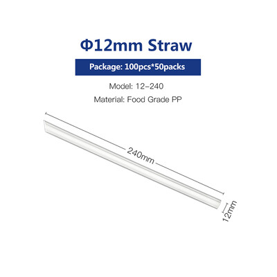 

OTOR 10000pcs5000pcs Disposable PP Plastic Straw for Plastic Cup&Paper Cup Hot Cold Drink Coffee Milk Tea