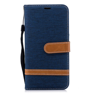 

GANGXUN®LG K8 2018 Stand Case Wallet Card Slots Denim Jeans Leather Case With Stand