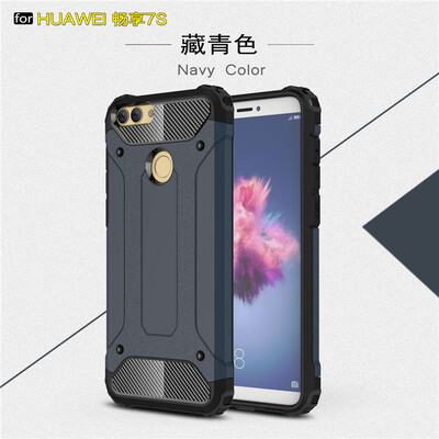 

Goowiiz Phone Case For Huawei Honor Enjoy 7SP Smart King Kong Armor Fashion Bumper PC TPU Prevent falling