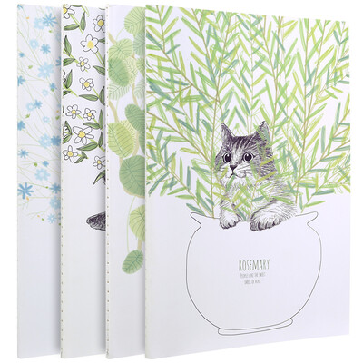 

Deli deli 4 B560 page peekaboo series stitching soft copybook notebook FB560-4