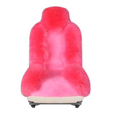 

1PCS Side Long Wool Front Universal Car Seat Covers Australian Pure Natural Fur Seat CoverSuper Warm Winter Car Cushion WSC_02