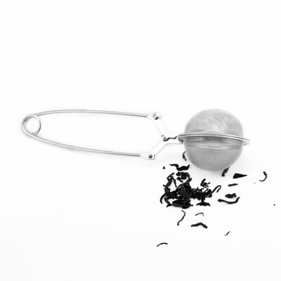 

2pcs Stainless Steel tea infuser with handle Mesh Tea Strainer Sphere Locking Spice Ball seasonings Hot pot spices filter
