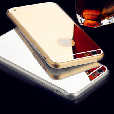 

FirstSeller зеркало мягкой ТПУ гель дело Обложка кожи для iPhone 6