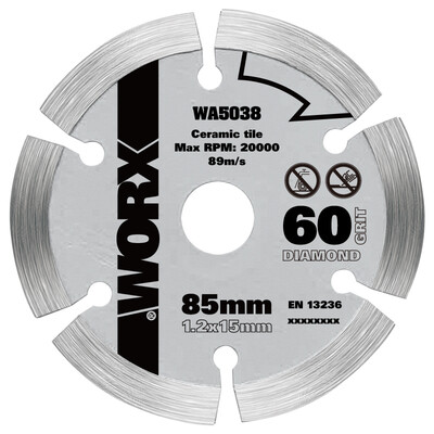 

WACKER (WORX) WA5038 85mm electric saw blade diamond saw blade