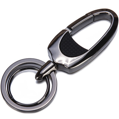 

JOBON Zhongyin key chain ring car key chain chain mother ring spring waist hanging ZB-8707B black nickel
