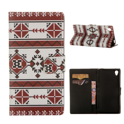 

MOONCASE ЧЕХОЛ ДЛЯ Sony Xperia Z3 Flip PU Leather Fold Wallet Card Slot Kickstand Back [Pattern series] /a19
