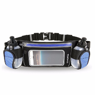 

Romacci TOMSHOO Hydration Running Waist bag with 2 Water Bottles
