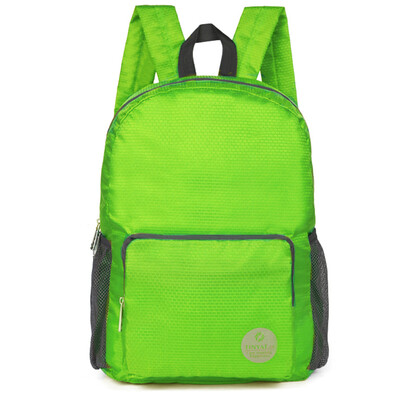 

Tianyi TINYAT skin shoulder bag outdoor sports backpack men&women folding bag leisure travel bag student bag T116 green