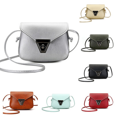 

WomenS Mini Bag Cute One-Shoulder Bag Crossbody Metal Clasp Single Shoulder Bag
