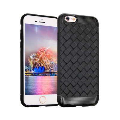 

Goowiiz Luxury Phone Case For Iphone 7 Plus8 Plus Ultra Thin Ventilation Grid Weave Soft Anti fall Full Protective