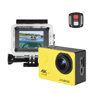 

Andoer AN200 4K WiFi Action Sports Camera 16MP 1080P Full HD 4X Zoom 2" LCD 170¡ã Wide Angle Waterproof 40m with Remote Control Su