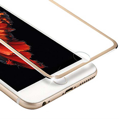 

3D Touch Full Coverage Tempered Glass Screen Protector Case Friendly Metal Edge to Edge for iPhone 66S6P6SP77P88P