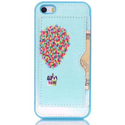 

мити оптовой цены красочные картины пу кожаный чехол для iPhone 5S Apple iPhone 5 в случае phone5s карты стоят телефон Shell