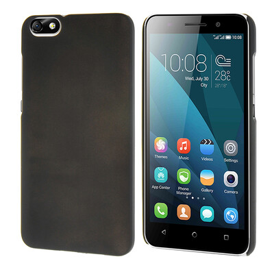 

MOONCASE Huawei 4X Case Hard Rubberized Rubber Back Case Cover for Huawei Honor 4X Black