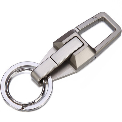 

Jingdong supermarket] JOBON Zhongbang key chain ring car key chain chain mother ring spring waist hanging ZB-081B black nickel
