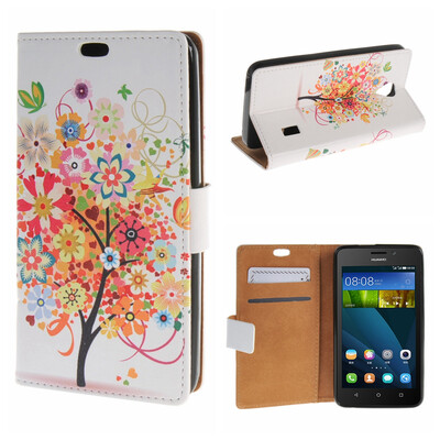 

MOONCASE for Huawei Ascend Y635 Case Flip Wallet Card Slot Stand Leather Folio Pouch Case Cover /a01
