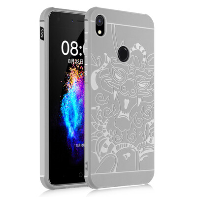 

Goowiiz Phone Case For 360 N4sN5N5s Carved Dragon Thin Matte soft Silicone Prevent falling
