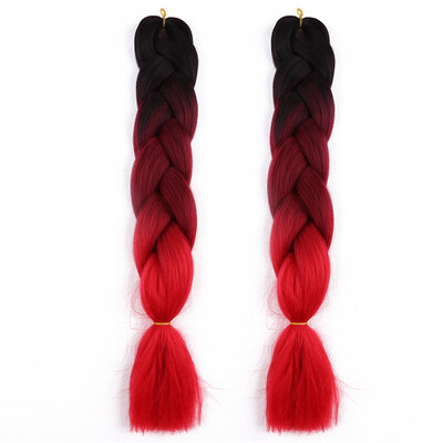 

2T 3T Jumbo Braids Hairstyles Hair For Russian Women Colors Synthetic Braiding Hair